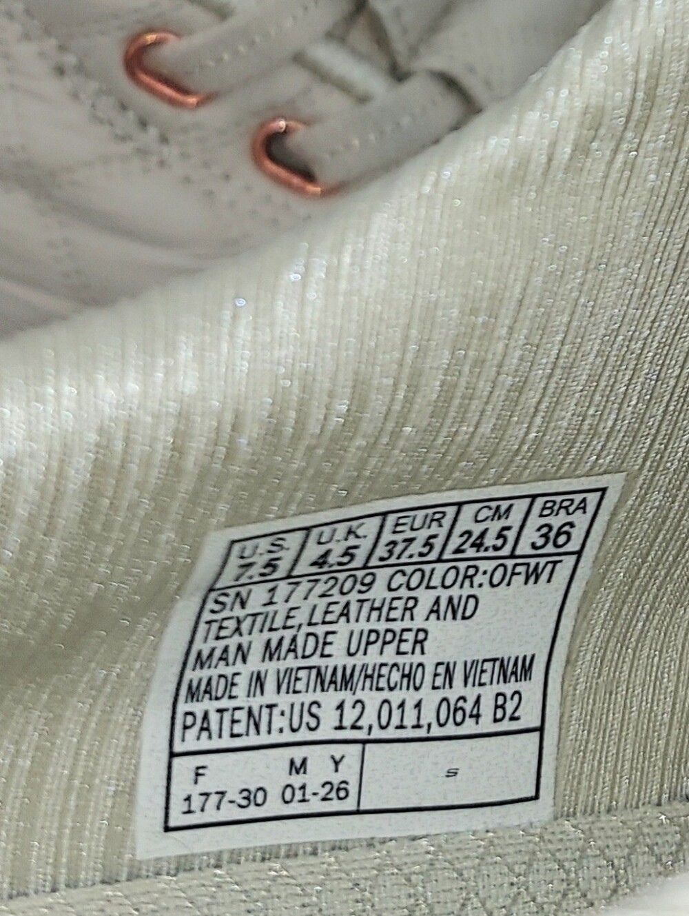 Skechers Slip-Ins Arch Fit Arcade Sneakers Off-White 7.5 - Picture 9 of 14